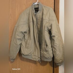 Light Tan Bomber Jacket